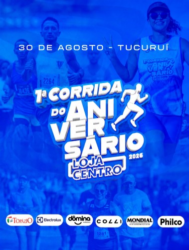 1° CORRIDA ANIVERSÁRIO LOJA CENTRO